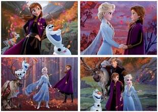 Pusle Frozen II, 4 tk. hind ja info | Pusled | kaup24.ee