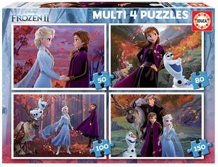 Pusle Frozen II, 4 tk. цена и информация | Пазлы | kaup24.ee