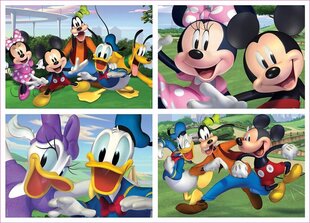 Pusle Mickey Mouse ja sõbrad, 4 tk. hind ja info | Pusled | kaup24.ee