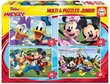 Pusle Mickey Mouse ja sõbrad, 4 tk. цена и информация | Pusled | kaup24.ee