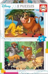 Pusle Disney animatsioon, 2 tk. x 20 detaili hind ja info | Pusled | kaup24.ee