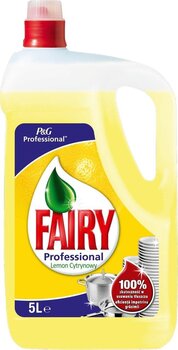 Средство для мытья посуды Fairy Lemon 5л цена и информация | Средства для мытья посуды | kaup24.ee