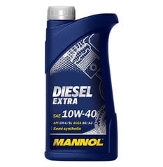 Mоторное масло Mannol Diesel Extra 10W-40, 1л цена и информация | Моторные масла | kaup24.ee
