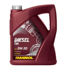 Моторное масло Mannol 5W30 Diesel TDI, 5 л цена и информация | Моторные масла | kaup24.ee