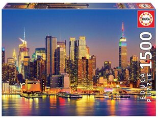 Pusle Manhattan, 1500 detaili цена и информация | Пазлы | kaup24.ee
