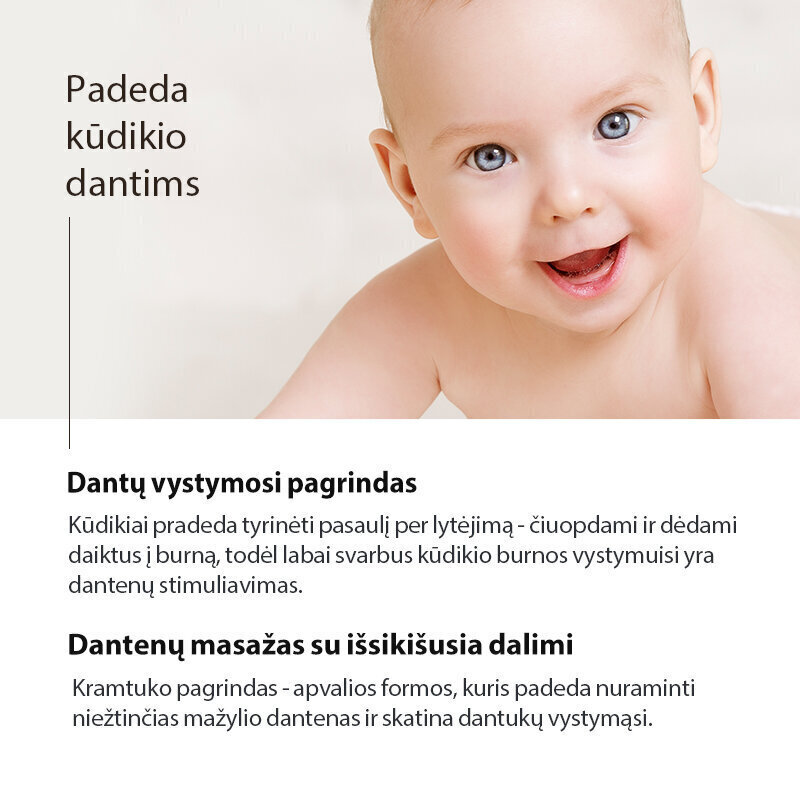 Närimisrõngas, 3 kuud+, Mother-K, 1tk. цена и информация | Närimislelud | kaup24.ee