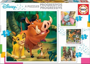 Pusle Disney animatsioon, 4 tk. hind ja info | Pusled | kaup24.ee