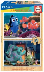 Pusle Disney pixar, 2 tk x 25 detaili цена и информация | Пазлы | kaup24.ee