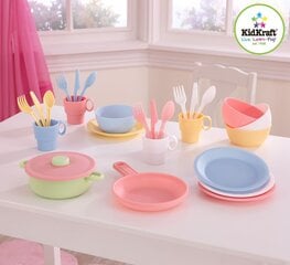 Nõude ja söögiriistade komplekt Kidkraft 63027, 27-osaline цена и информация | Игрушки для девочек | kaup24.ee