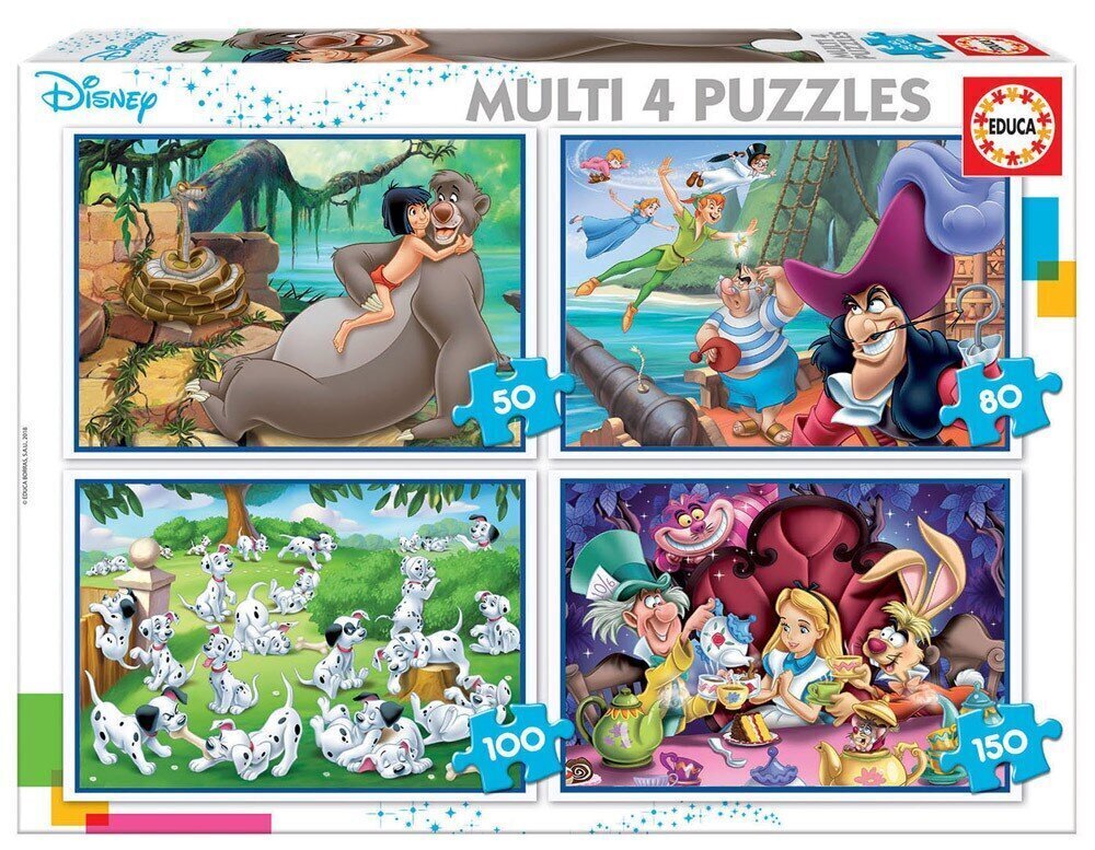 Pusle Disney klassika, 4 tk. цена и информация | Pusled | kaup24.ee