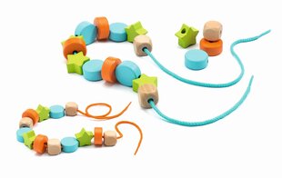 Nöörimismäng Värvid ja kujundid Djeco, DJ06160 hind ja info | Arendavad mänguasjad | kaup24.ee