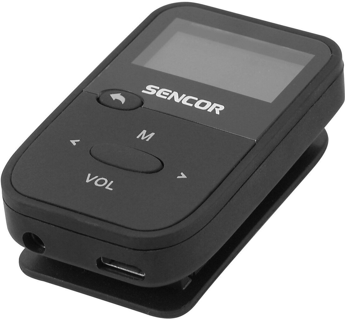 MP3 mängija Sencor SFP4408BK, 8GB, must hind ja info | MP3-mängijad, MP4-mängijad | kaup24.ee