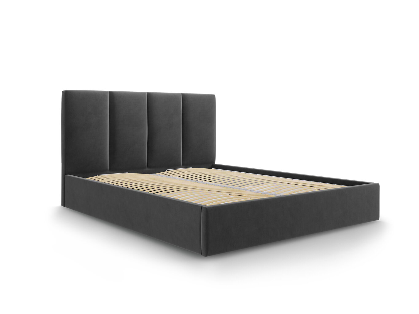 Voodi Mazzini Beds Juniper 180x200cm, tumehall цена и информация | Voodid | kaup24.ee