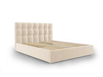 Кровать Mazzini Beds Nerin 160x200 см, бежевая