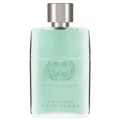 Tualettvesi Gucci Guilty Cologne Pour Homme EDT meestele 50 ml hind ja info | Meeste parfüümid | kaup24.ee