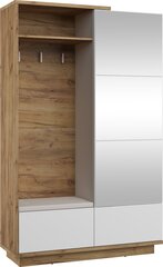 Комплект мебели для прихожей Meblocross Hybrid Hyb-16 3D, светло-коричневый / белый / песочный цена и информация | Комплекты в прихожую | kaup24.ee