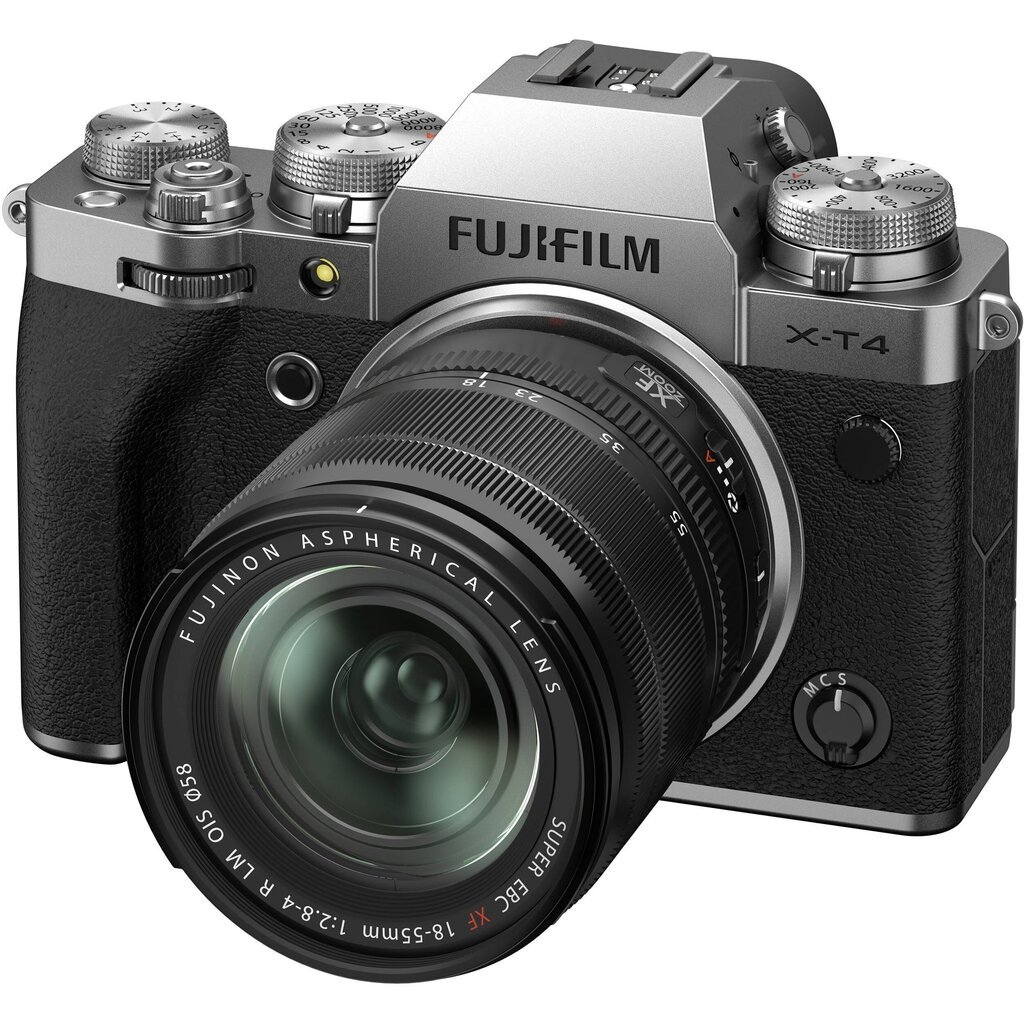 Fujifilm X-T4 + 18-55mm, hõbedane цена и информация | Fotoaparaadid | kaup24.ee