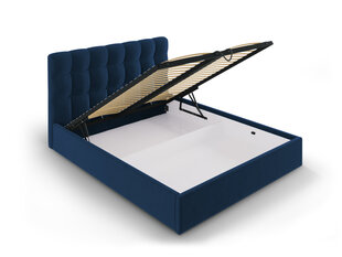Кровать Mazzini Beds Nerin 160x200 см, темно-синяя цена и информация | Кровати | kaup24.ee
