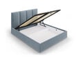 Voodi Mazzini Beds Juniper 180x200cm, sinine цена и информация | Voodid | kaup24.ee