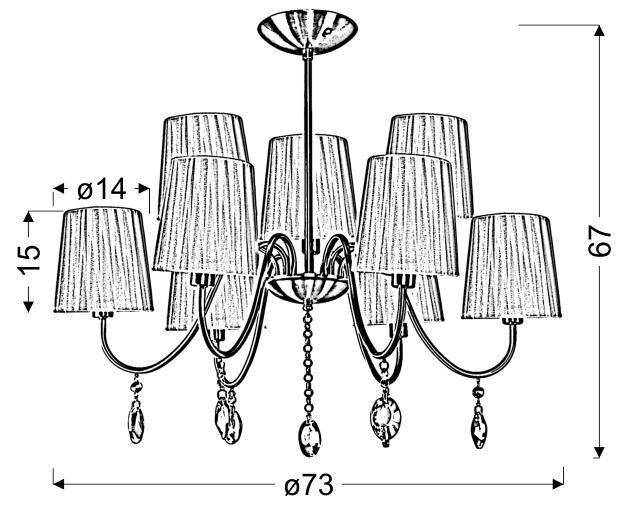 Candelluxi lamp Sorento hind ja info | Rippvalgustid | kaup24.ee