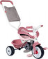 Kolmerattaline lükatav ratas Smoby Be Move Comfort, roosa hind ja info | Kolmerattalised jalgrattad | kaup24.ee