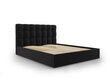 Voodi Mazzini Beds Nerin 160x200cm, must цена и информация | Voodid | kaup24.ee