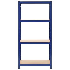 vidaXL hoiuriiul, sinine 80 x 40 x 160 cm, teras ja MDF hind ja info | Riiulid tööriistadele | kaup24.ee