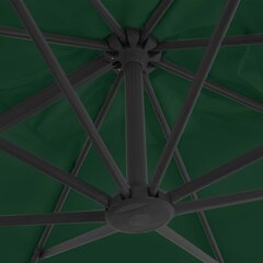 vidaXL õue päikesevari kaasaskantava alusega, roheline hind ja info | Päikesevarjud, markiisid ja alused | kaup24.ee