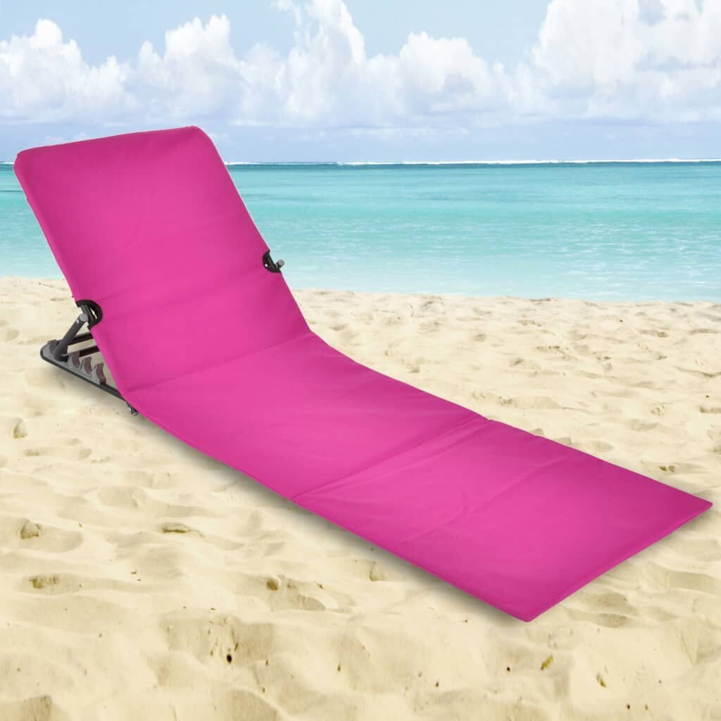 HI kokkupandav rannamatt-tool, PVC, roosa цена и информация | Aiatoolid | kaup24.ee