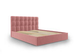 Кровать Mazzini Beds Nerin 180x200 см, розовая