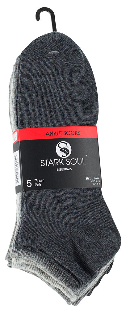 Madalad sokid unisex Stark Soul 2131, 5 paari, hall hind ja info | Meeste sokid | kaup24.ee