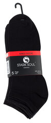 Madalad sokid unisex Stark Soul 2131, 5 paari, must hind ja info | Meeste sokid | kaup24.ee