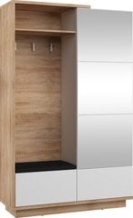 Комплект мебели для прихожей Meblocross Hybrid Hyb -16 3D, цвет дуба/ белый / черный цена и информация | Комплекты в прихожую | kaup24.ee