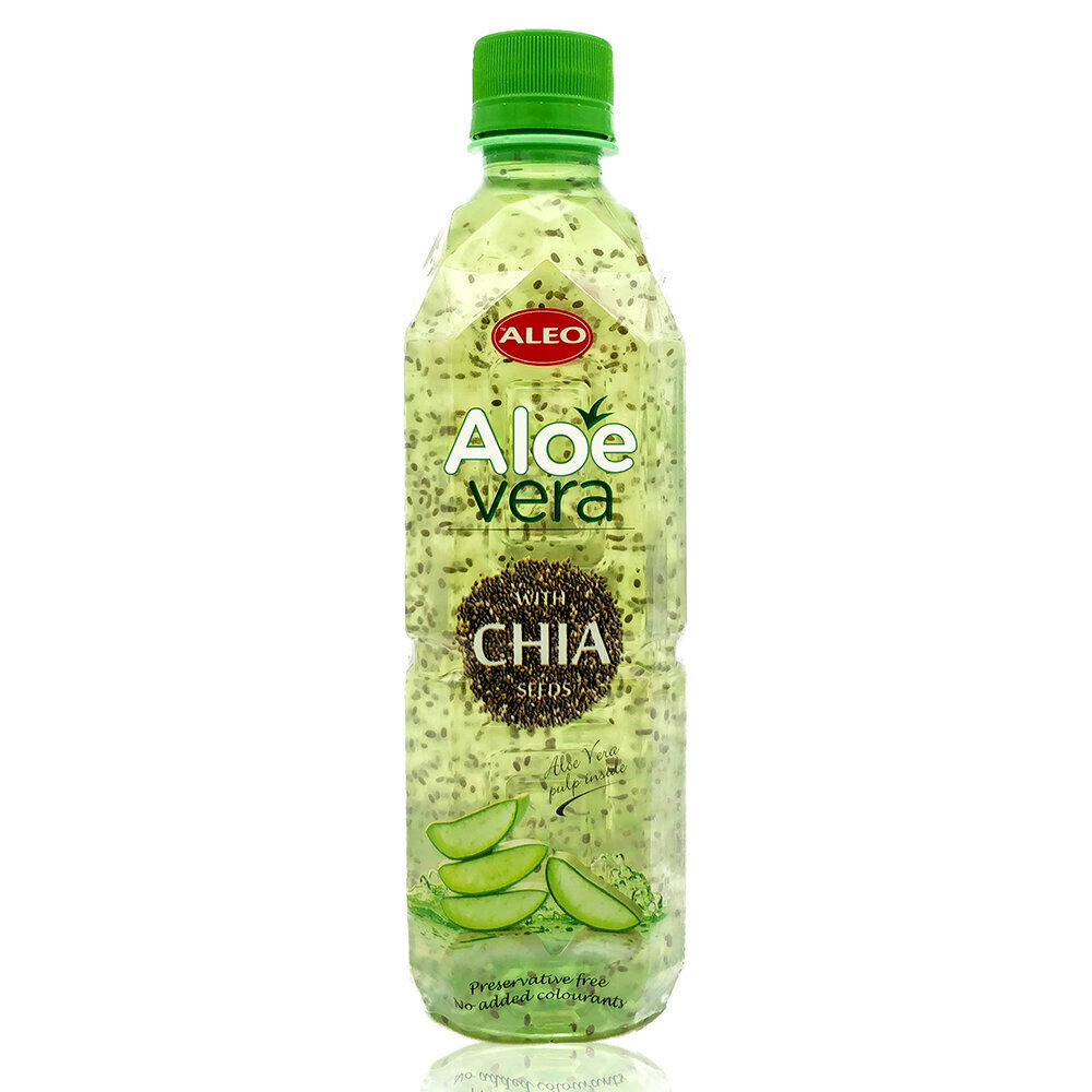 Aloe Vera jook ALEO Chia 500 ml цена и информация | Karastusjoogid | kaup24.ee