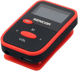 MP3 mängija Sencor SFP4408RD, 8 GB, must/punane цена и информация | MP3 плеер, MP4 плеер | kaup24.ee