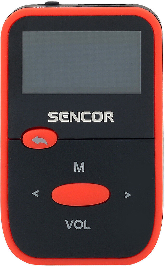 MP3 mängija Sencor SFP4408RD, 8 GB, must/punane hind ja info | MP3-mängijad, MP4-mängijad | kaup24.ee