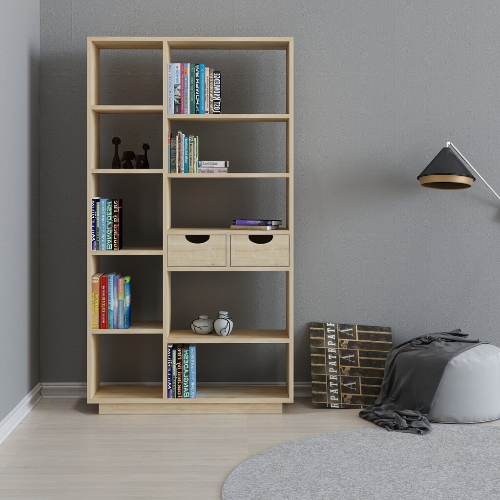 Eraldiseisev riiul Kalune Design Bookshelf 550, helepruun цена и информация | Riiulid | kaup24.ee