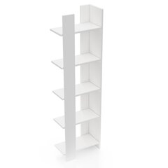 Напольный стеллаж Kalune Design Bookshelf 598, 45 см, белый цена и информация | Полки | kaup24.ee