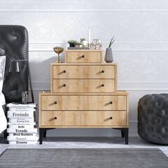 Комод Kalune Design Dresser 393, коричневый цена и информация | Комоды | kaup24.ee