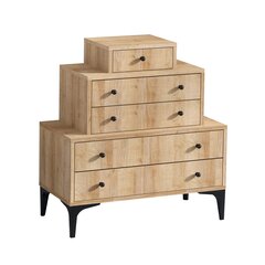 Комод Kalune Design Dresser 393, коричневый цена и информация | Комоды | kaup24.ee