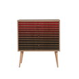 Kummut Kalune Design Dresser 3433, tamme värv/punane