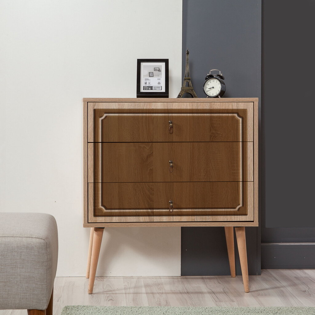 Kummut Kalune Design Dresser 3438, tamme värv/pruun цена и информация | Kummutid | kaup24.ee