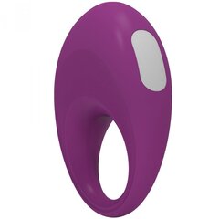 Вибрирующее кольцо для пениса Cover Me Dylan, фиолетовое цена и информация | Эрекционные кольца, насадки на пенис | kaup24.ee