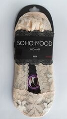 Женские следки с силиконовой полоской и силиконовой подошвой Soho Mood цена и информация | Женские носки | kaup24.ee