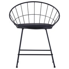 Обеденные стулья, 6шт, черные цена и информация | Стулья для кухни и столовой | kaup24.ee