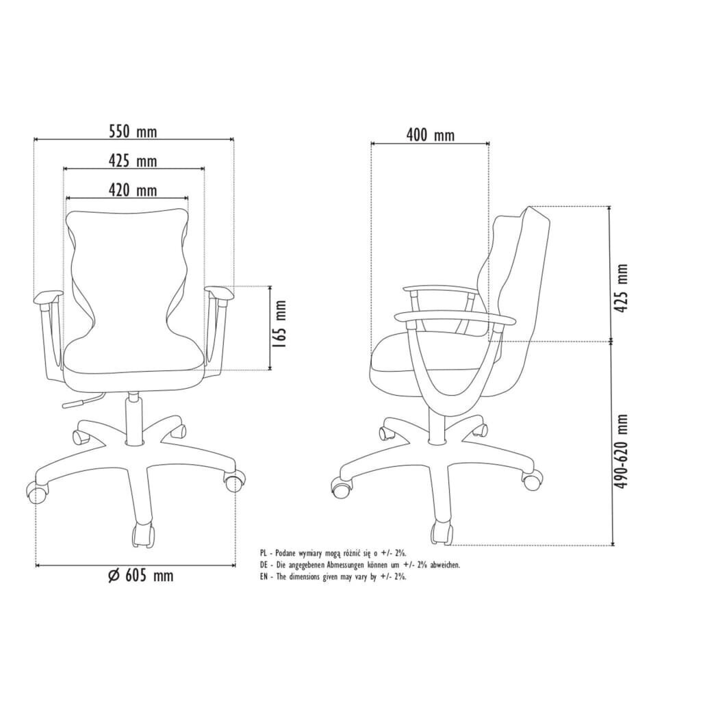 Good Chair ergonoomiline kontoritool "NORM" tumehall BA-B-6-B-C-FC33-B hind ja info | Kontoritoolid | kaup24.ee