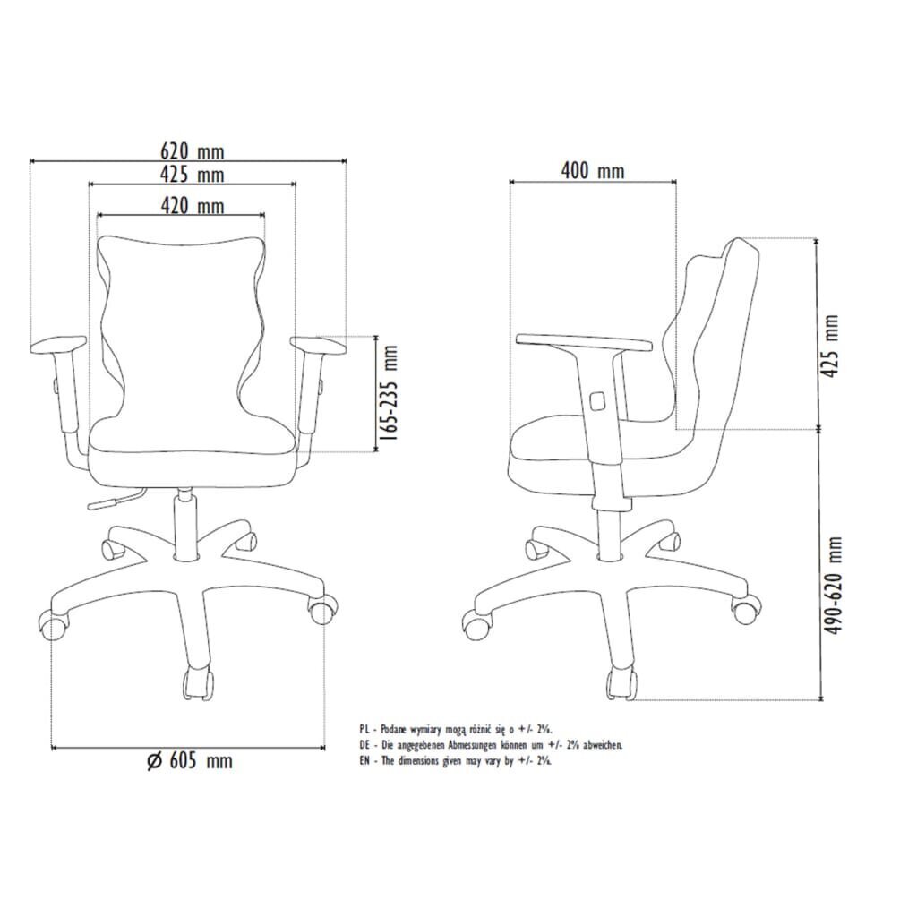Good Chair ergonoomiline kontoritool "UNI", tumehall BA-C-6-B-C-DC17-B hind ja info | Kontoritoolid | kaup24.ee