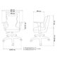 Good Chair ergonoomiline kontoritool "UNI", tumehall BA-C-6-B-C-DC17-B hind ja info | Kontoritoolid | kaup24.ee