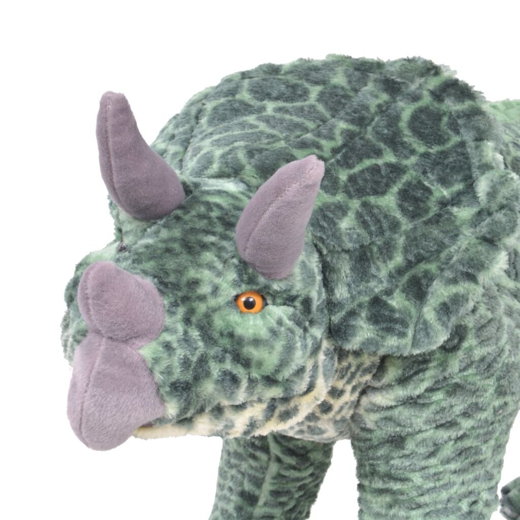 vidaXL seisev dinosaurus, plüüs, roheline XXL hind ja info | Pehmed mänguasjad | kaup24.ee
