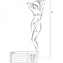 ﻿﻿Kehasukk Passion BS018 Must - One size цена и информация | Сексуальное женское белье | kaup24.ee